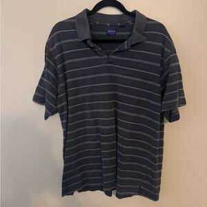 Arrow Men's Polo Shirt - Dark Gray Stripes